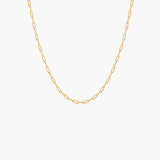 PAPERCLIP NECKLACE GOLD