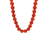 ROUGE BEADED NECKLACE