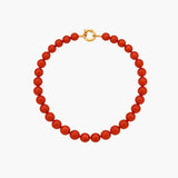 ROUGE BEADED NECKLACE