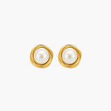 ROSETTE EARRINGS GOLD