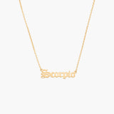 STAR SIGN NECKLACE