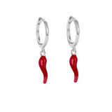 CORNICELLO EARRINGS SILVER