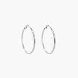 SOLEIL HOOPS SILVER