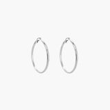 SOLEIL HOOPS SILVER