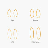 SOLEIL HOOPS GOLD