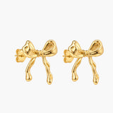 VIOLET RIBBON STUDS