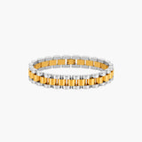 WATCH BRACELET TWO TONED