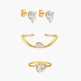 HEIRLOOM PEAR SET GOLD