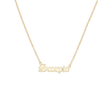 STAR SIGN NECKLACE