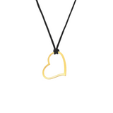 HEART ROPE NECKLACE GOLD