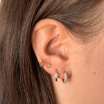 AMBER HOOPS - Aglaea Jewellery