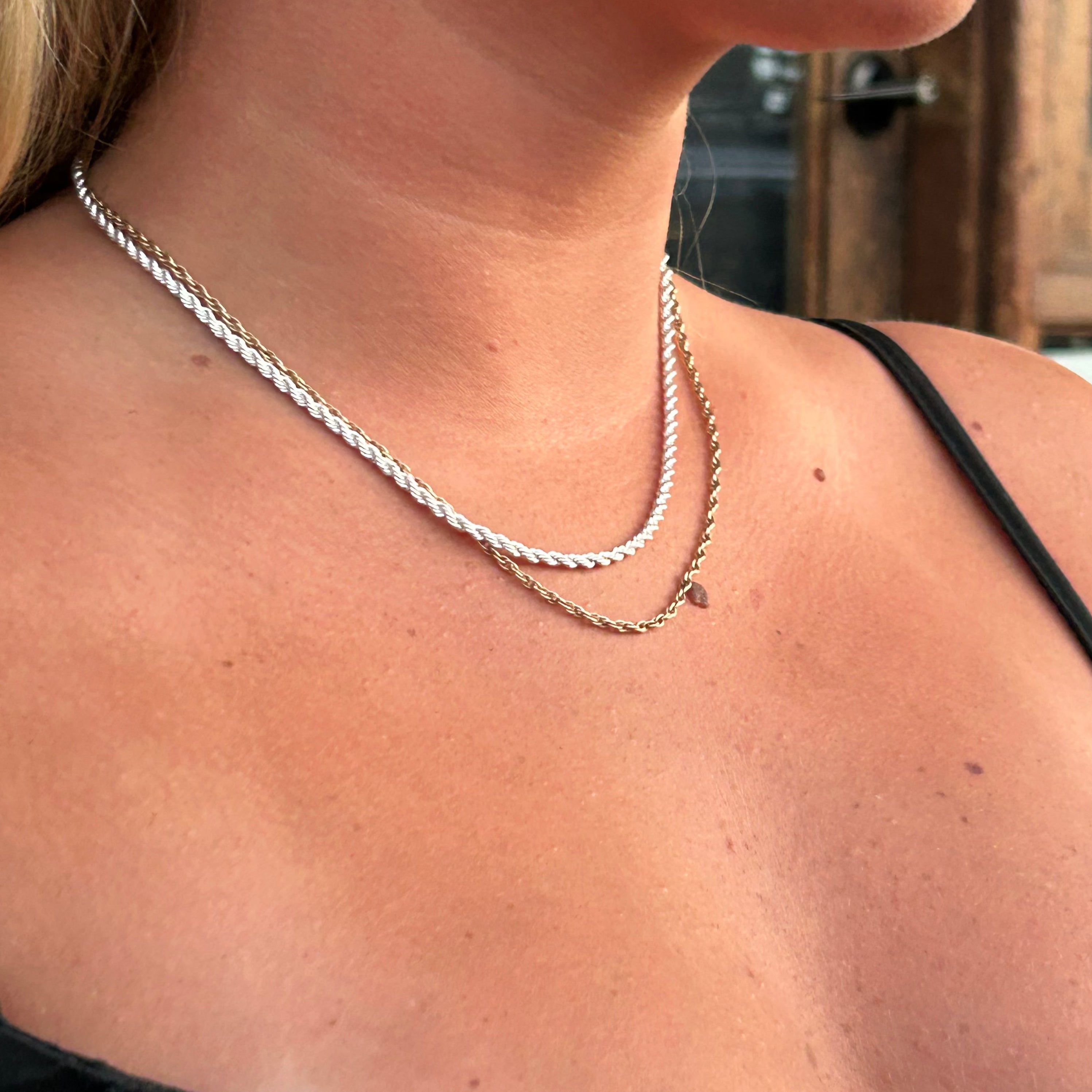 IRIS NECKLACE SILVER - Aglaea Jewellery