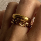 DOME RING GOLD - Aglaea Jewellery