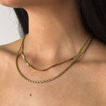 IRIS NECKLACE GOLD - Aglaea Jewellery